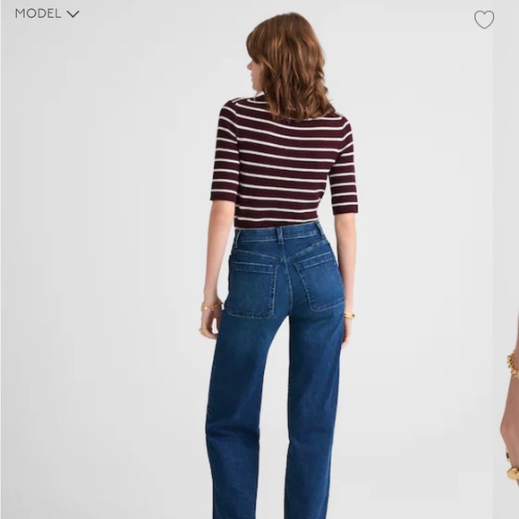 Madewell Emmett Wide Leg Jeans NWT - Picture 3 of 7